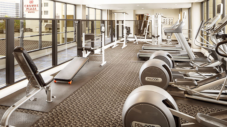 Fitness Center at Crowne Plaza - Foster City Hotel, California